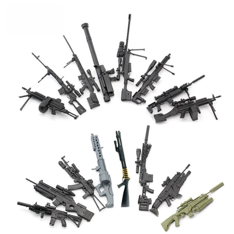 Model Kit Weapons - 1/6 조립형 총기 모델 기관총 서브머신건