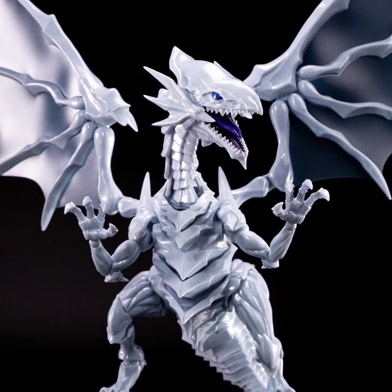 Model Kit Yugioh Bandai - 새로운 유기오 블루아이즈 화이트 드래곤 모델