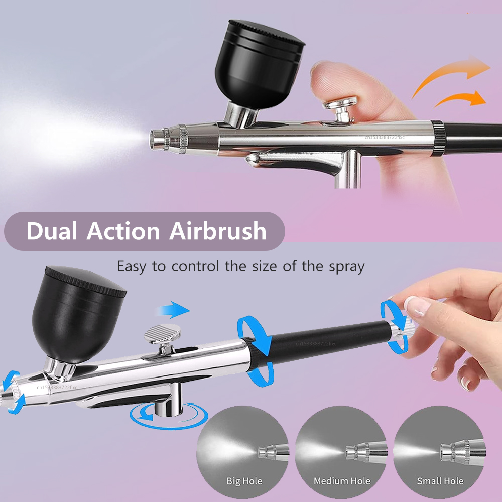 Model Kit Weapons - 0.3mm 정밀 노즐이 포함된 프로급 에어브러시