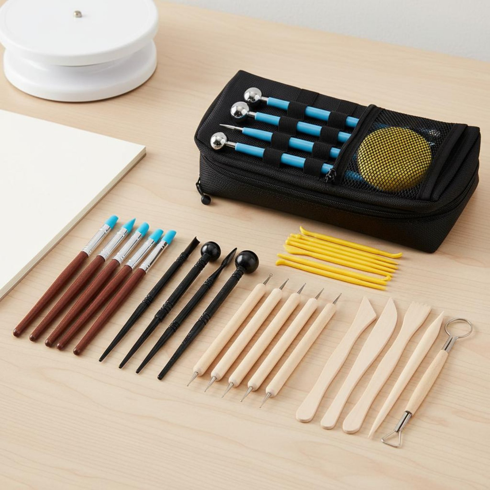 Model Kit Tools - 38개 세트 38피스 점토 모델링 키트
