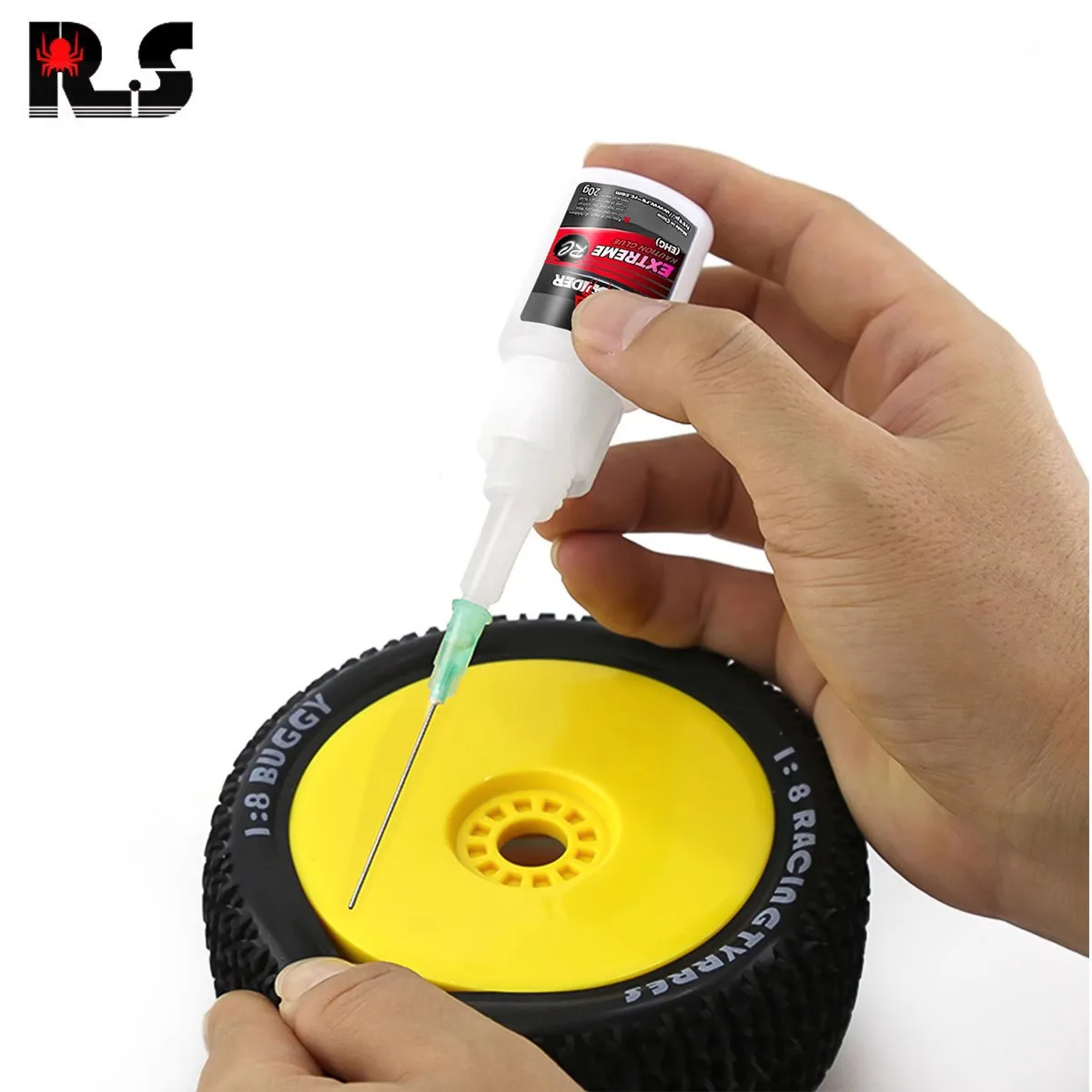 Tamiya Model Paint Set - RC 자동차 모델 전용 타이어 접착제,