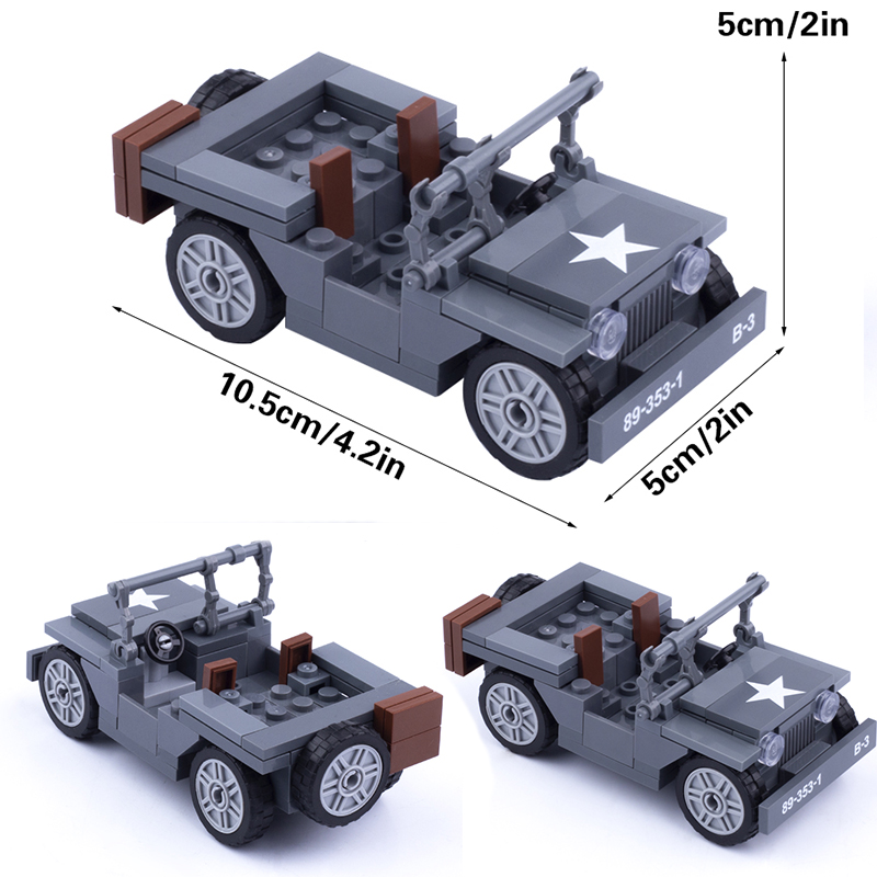 Model Kit Ww2 - MOC WW2 군사 미국 인물 Willy