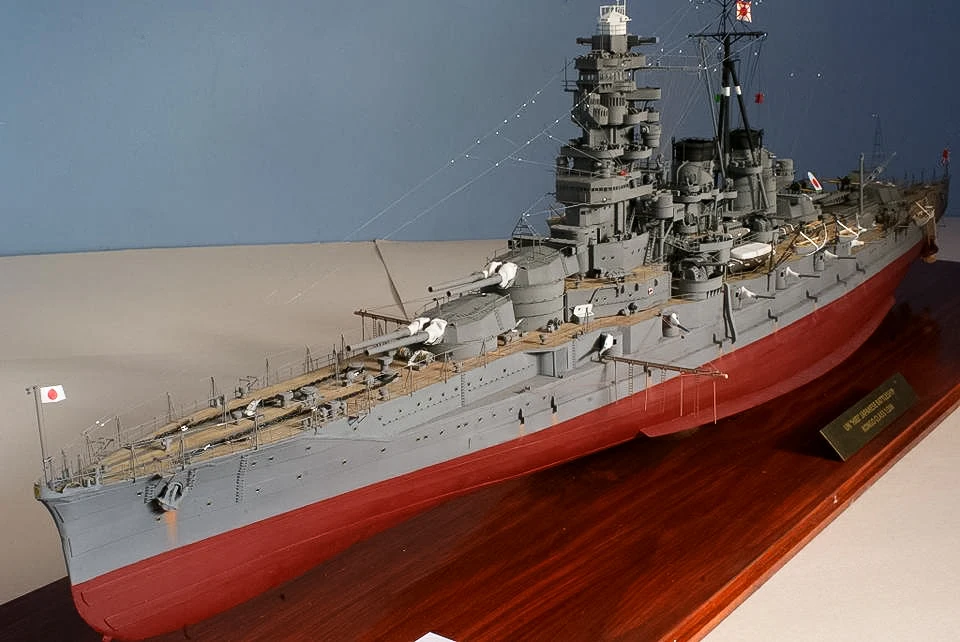Model Kit Ww2 - 1:200 규모 WW2 전함 Hiei DIY