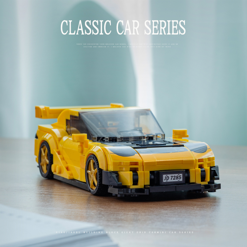 Model Kit Jdm - 도시 RX7 클래식 레이싱 카 빌딩