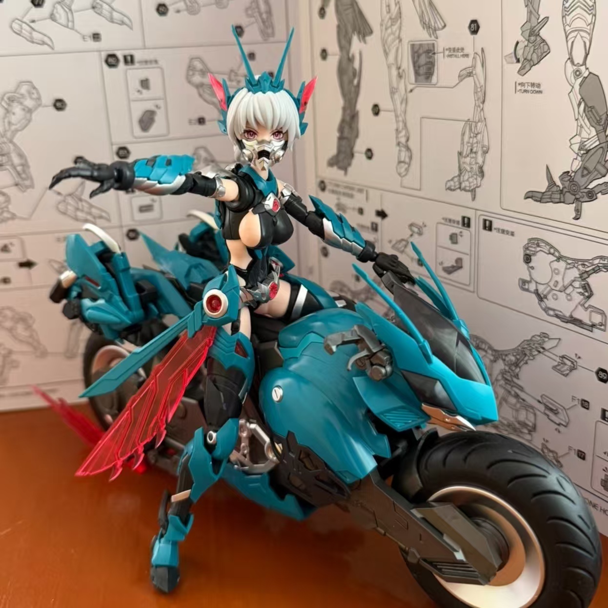 Model Kit Nuke Matrix - 팬들을 위한 컬렉터용 누크 매트릭스 사이버