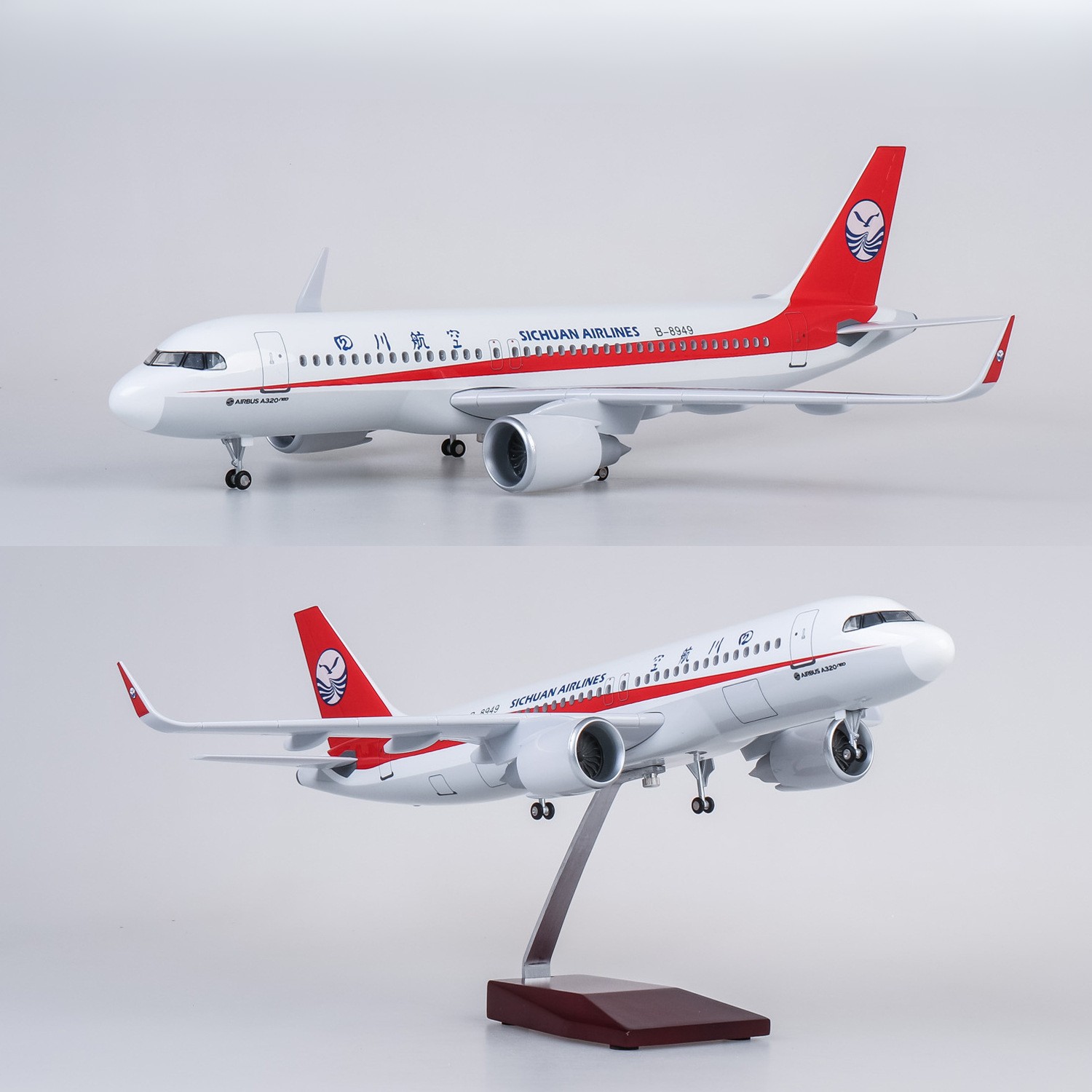 Model Kit Ixchel - 47cm 대형 사이즈 사천 A320 다이캐스트
