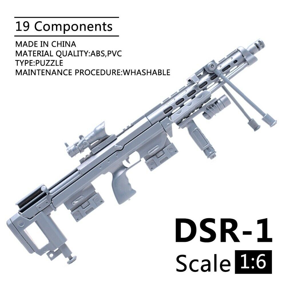 1/6 스케일 DSR1 소총 모델 조립 퍼즐 빌딩 블록 - Model Kit Weapons 리뷰 및 가격