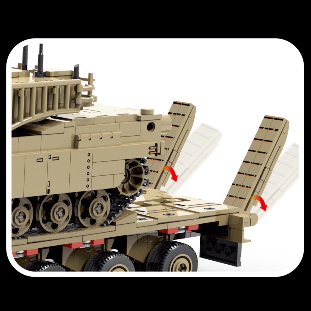 군사용 2차 세계대전 M1070 장갑차 조립 블록 세트 - Model Kit Ww2 리뷰 및 가격
