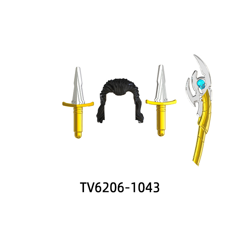 액션 피규어 무기 바지 헤어 부품 모델 블록, MOC  - Model Kit Weapons 리뷰 및 가격