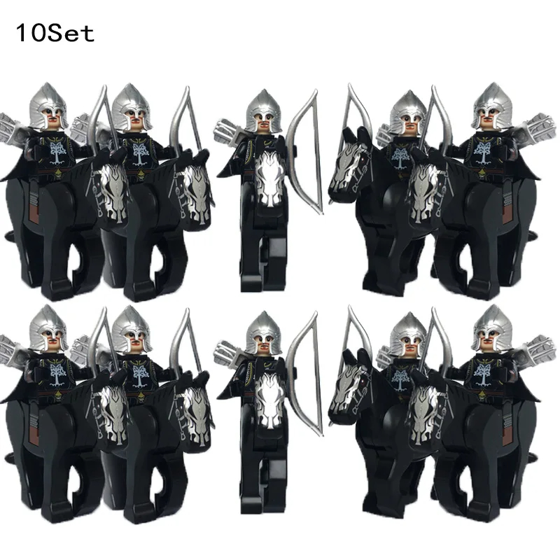 10세트 중세 기사들 다크 사우론 전투 피규어 로한 전 - Model Kit Horse 리뷰 및 가격