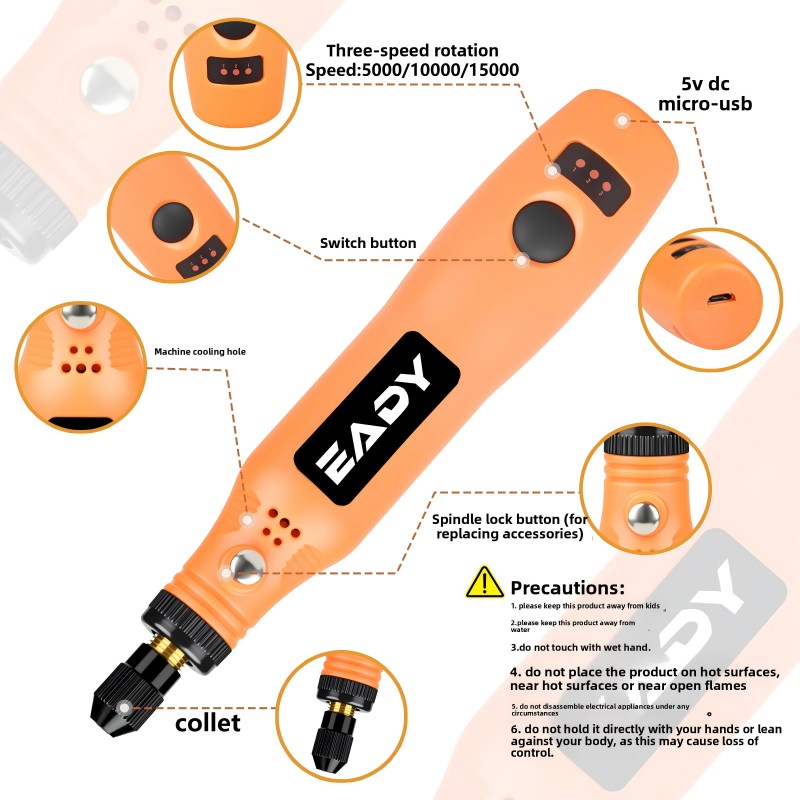 USB 무선 로터리 공구 키트 – 금속 연마, 모형 제 - Model Kit Tools 리뷰 및 가격