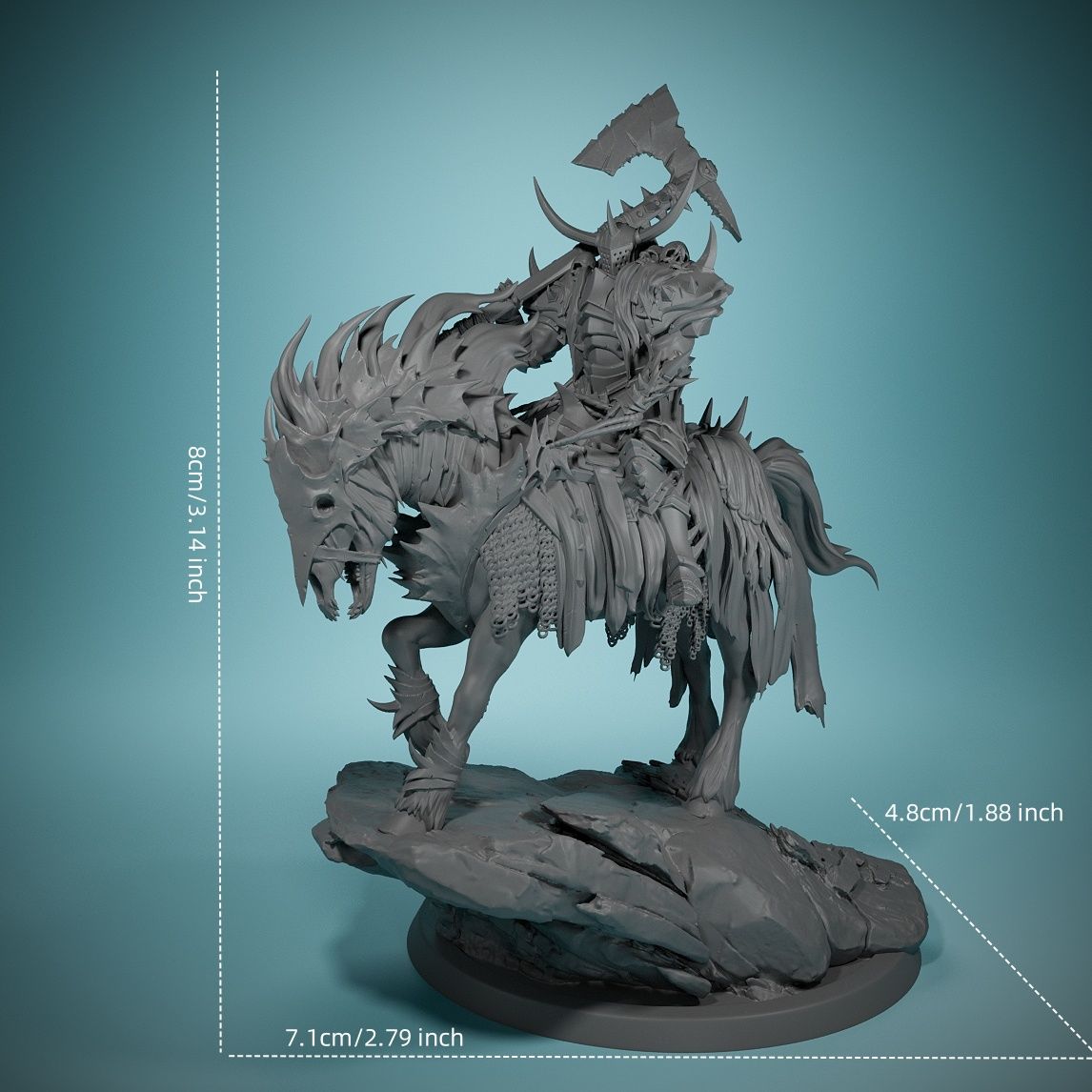 80mm 다크 나이트 데스 호스 보드 게임 체스 조각  - Model Kit Horse 리뷰 및 가격