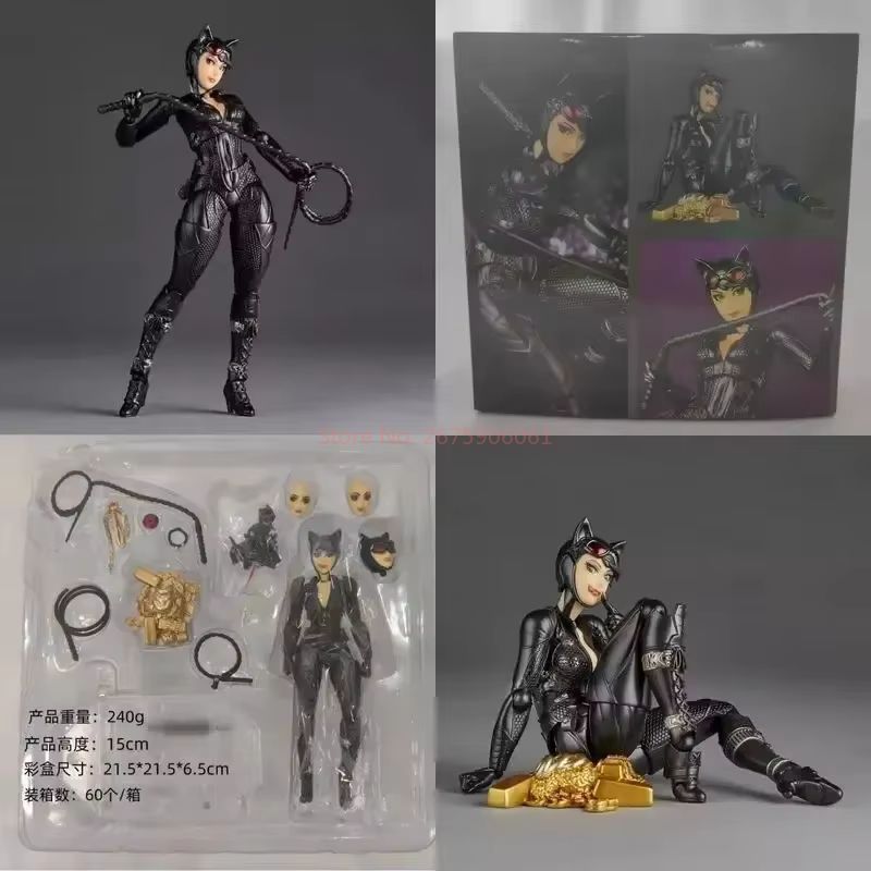 15cm 카이요도 레볼텍 캣우먼 DC 셀리나 카일 배트 - Model Kit Batman 리뷰 및 가격