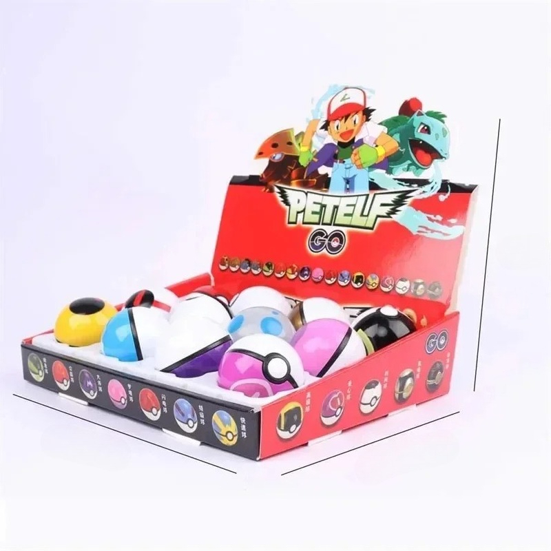 포켓몬 피규어 12개/세트 포켓볼 포켓볼 액션 피규어  - Model Kit Pokemon 리뷰 및 가격