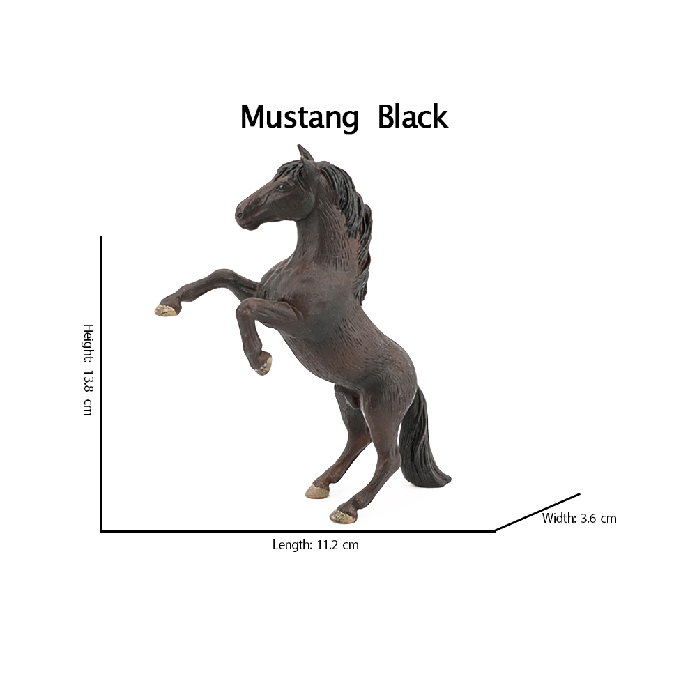 말 입상 플라스틱 농장 동물 장난감 말 인형 머스탱 A - Model Kit Horse 리뷰 및 가격