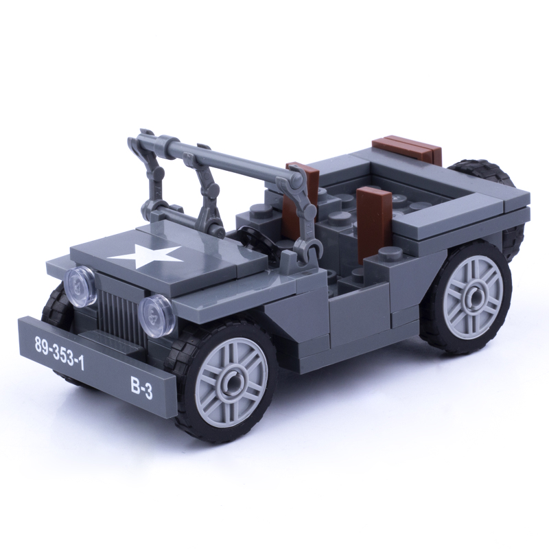 MOC WW2 군사 미국 인물 Willy Jeep 자동 - Model Kit Ww2 리뷰 및 가격