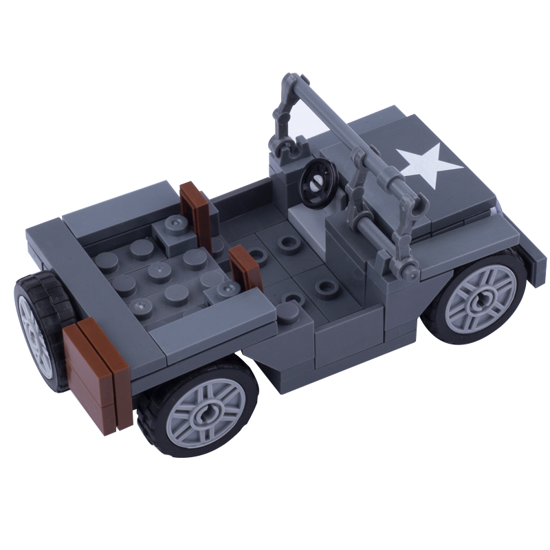 MOC WW2 군사 미국 인물 Willy Jeep 자동 - Model Kit Ww2 리뷰 및 가격