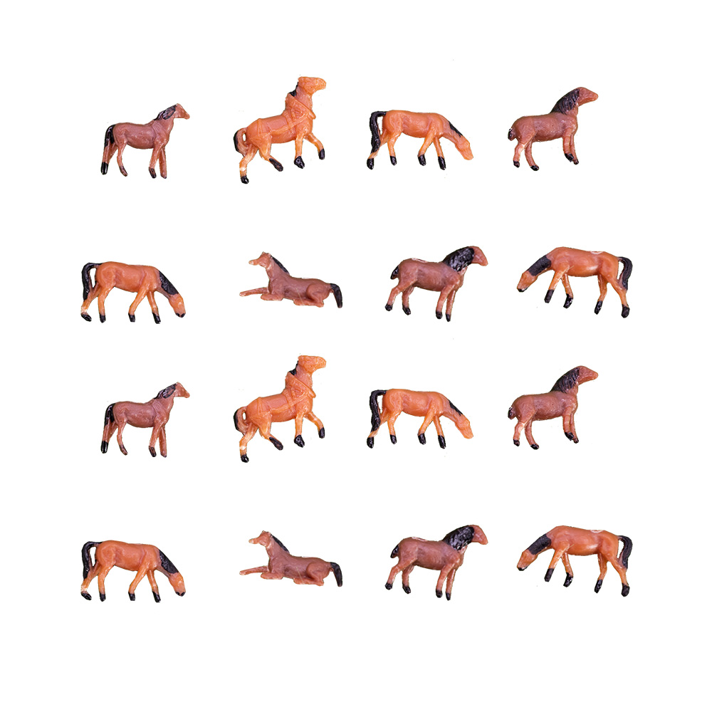 규모 1:150 소형 말 모델 브라운 ABS 동물 놀이 - Model Kit Horse 리뷰 및 가격