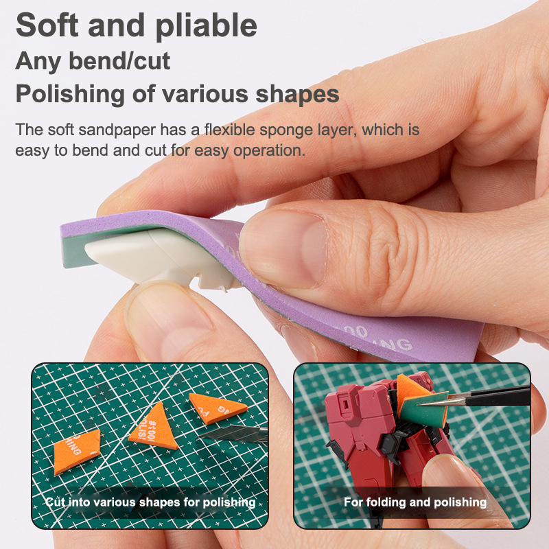 9 개/대 400~1200 모델 조립용 반강체 샌딩 스 - Model Kit Tools 리뷰 및 가격