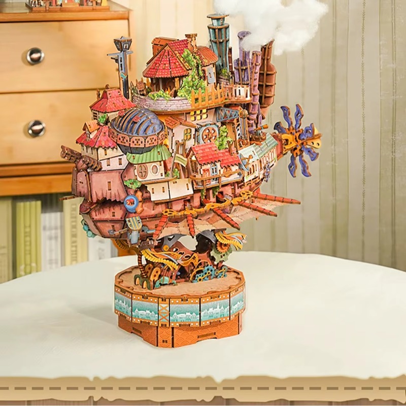 정품 여행선 하울의 움직이는 성 나무 퍼즐 빌딩 블록  - Model Kit Ixchel 리뷰 및 가격